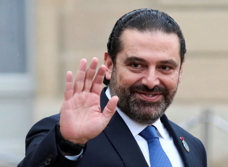 © Reuters. الحريري يعرب عن أمله في الانتهاء من تشكيل الحكومة اللبنانية يوم الجمعة