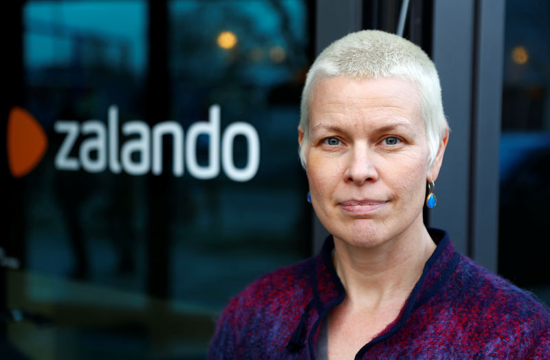 © Reuters. Stacia Carr, Head of Engineering & Sizing of fashion retailer Zalando poses in Berlin