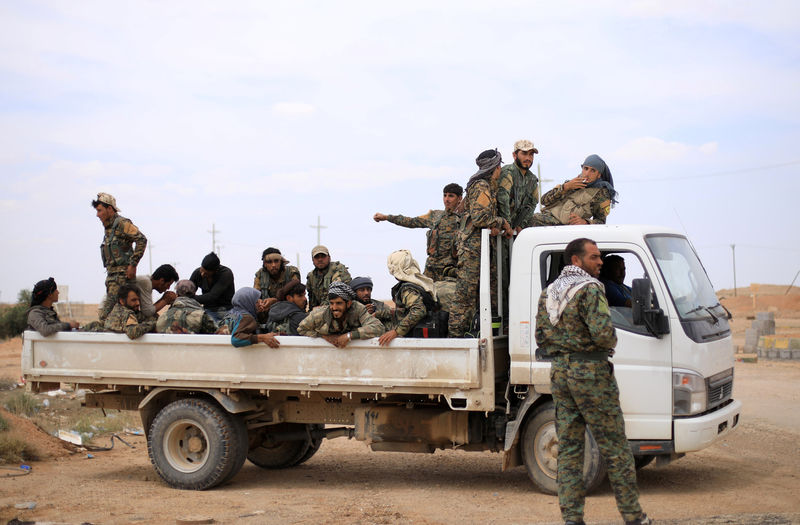 © Reuters. قوات سوريا الديمقراطية: أي هجوم تركي سيمنعنا من قتال الدولة الإسلامية