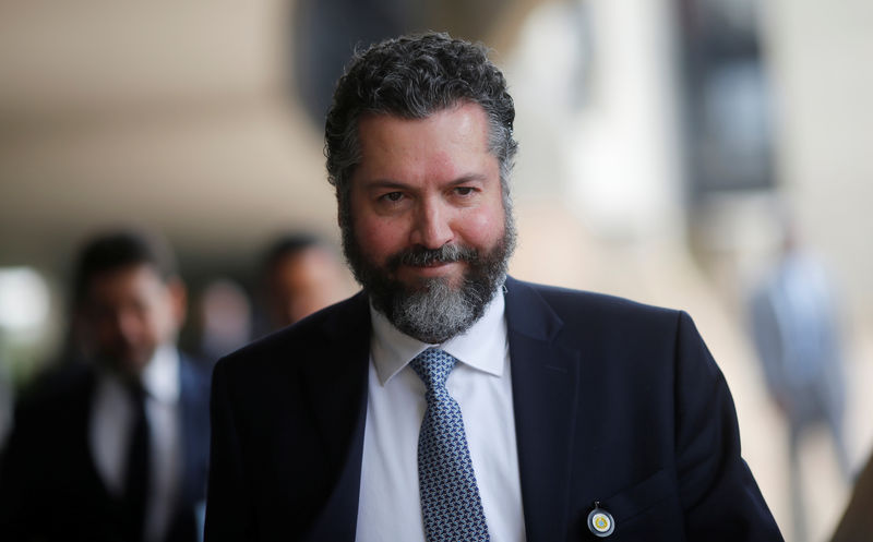 © Reuters. Futuro ministro das Relações Exteriores, Ernesto Araújo, em Brasília