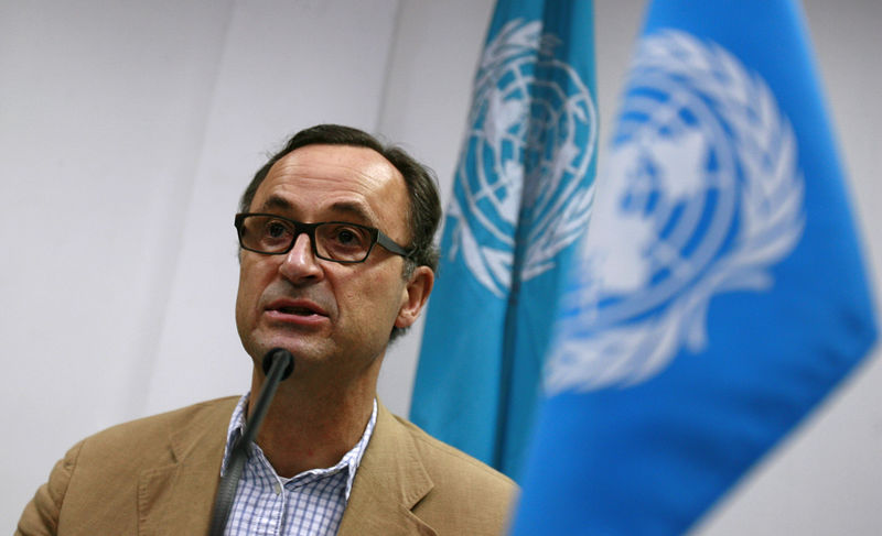 © Reuters. مصدر: وصول رئيس بعثة الأمم المتحدة لمراقبة وقف إطلاق النار في الحديدة إلى اليمن