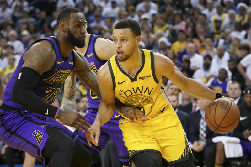 © Reuters. NBA: Los Angeles Lakers at Golden State Warriors