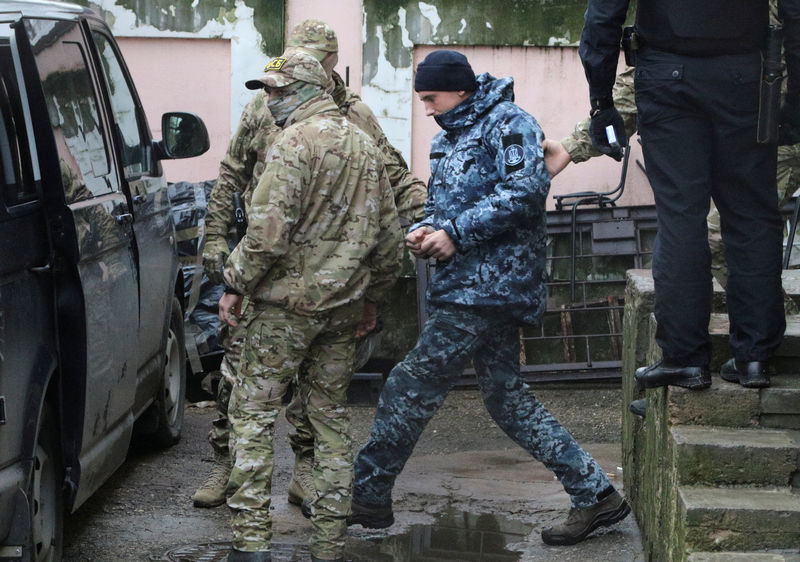 © Reuters. وكالة: روسيا ستتعامل مع البحارة الأوكرانيين وفقا للقانون الروسي