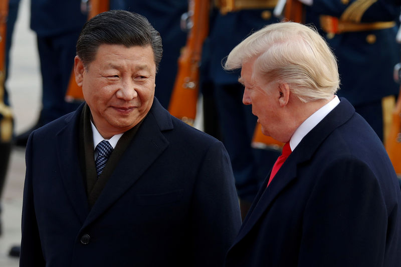 © Reuters. رئيس الصين يأمل في إقامة علاقات منسقة ومستقرة مع أمريكا