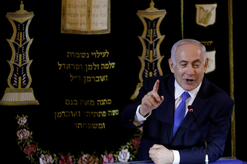 © Reuters. نتنياهو: نقل سفارة البرازيل إلى القدس مسألة وقت