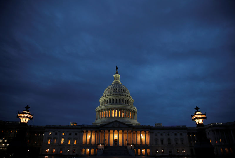 © Reuters. Capitol Hill is seen as a partial U.S. government shutdown continues in Washington