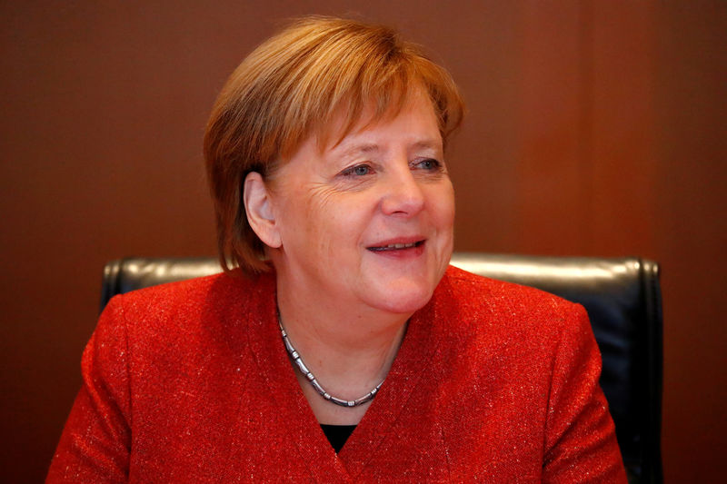 © Reuters. Weekly cabinet meeting in Berlin