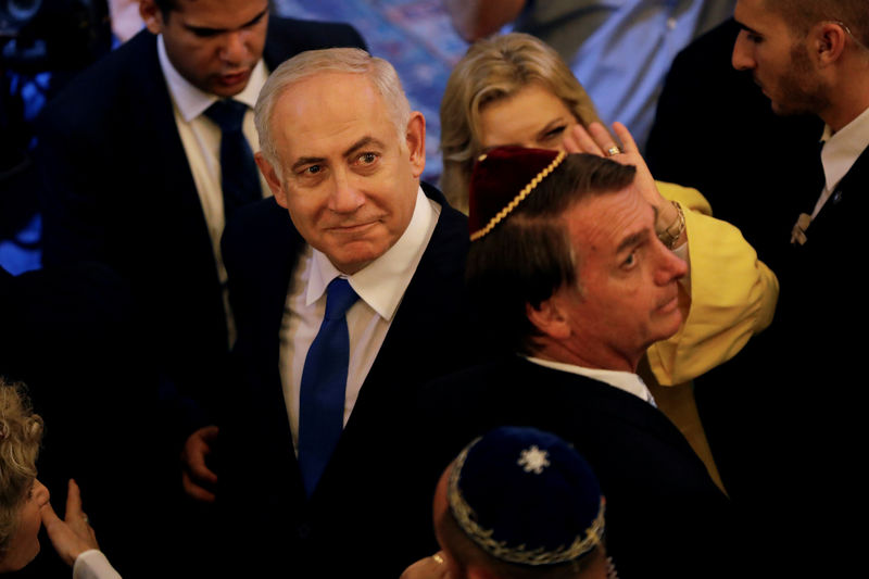 © Reuters. El cambio de embajada de Brasil de Tel Aviv a Jerusalén es solo cuestión de tiempo, según Netanyahu