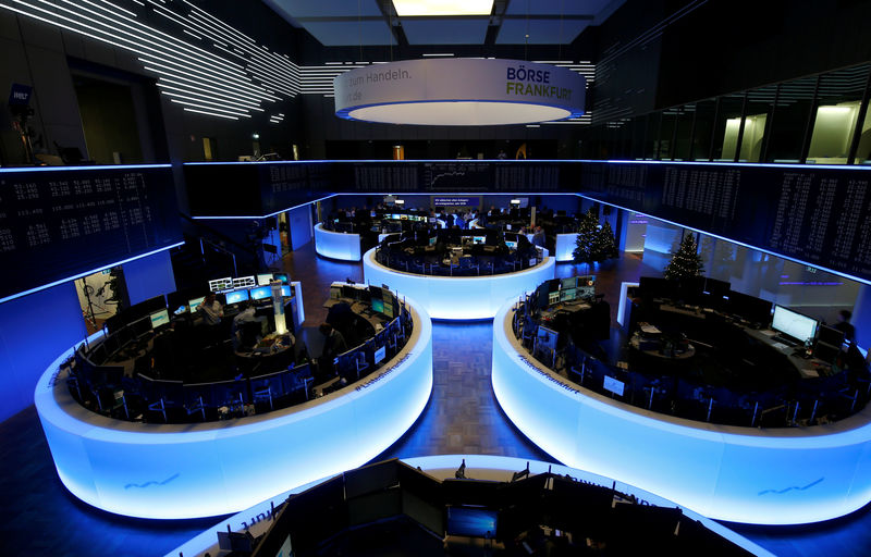 © Reuters. The trading floor of Frankfurt's stock exchange is pictured after the last trading day in Frankfurt