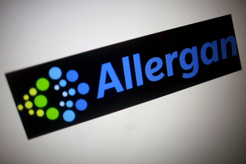 © Reuters. FILE PHOTO: The Allergan logo is seen in this photo illustration
