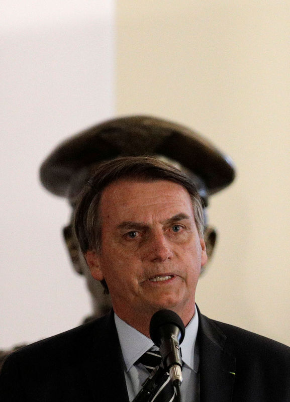 © Reuters. Presidente Jair Bolsonaro em Brasília