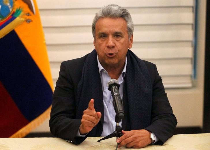 © Reuters. Presidente do Equador, Lenín Moreno, em Quito