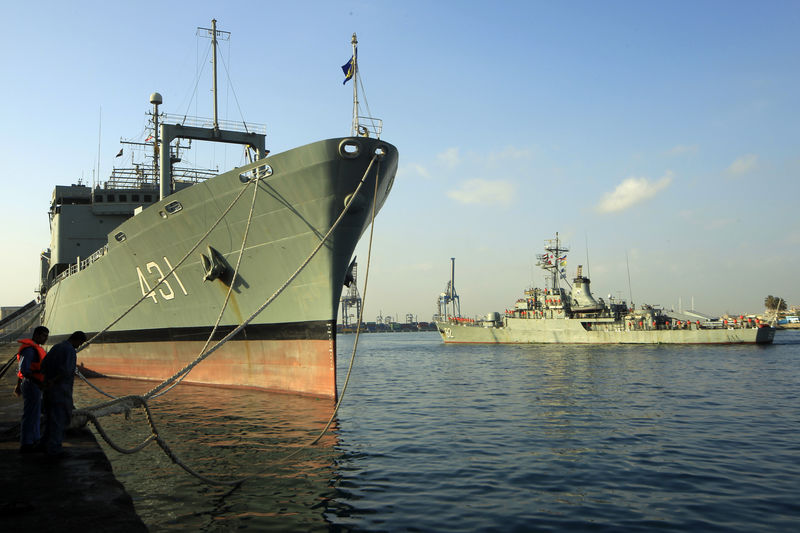 © Reuters. Navio da Marinha iraniana