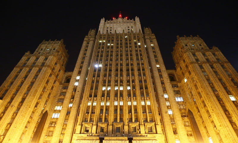 © Reuters. A general view shows the headquarters of the Russian Foreign Ministry in Moscow