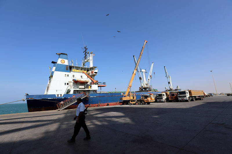 © Reuters. الأمم المتحدة تجد صعوبة في تطبيق الاتفاق بشأن ميناء الحديدة اليمني