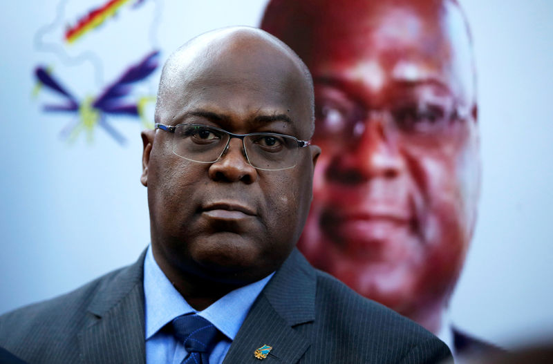 © Reuters. El opositor Tshisekedi gana contra pronóstico las elecciones en la República Democrática del Congo