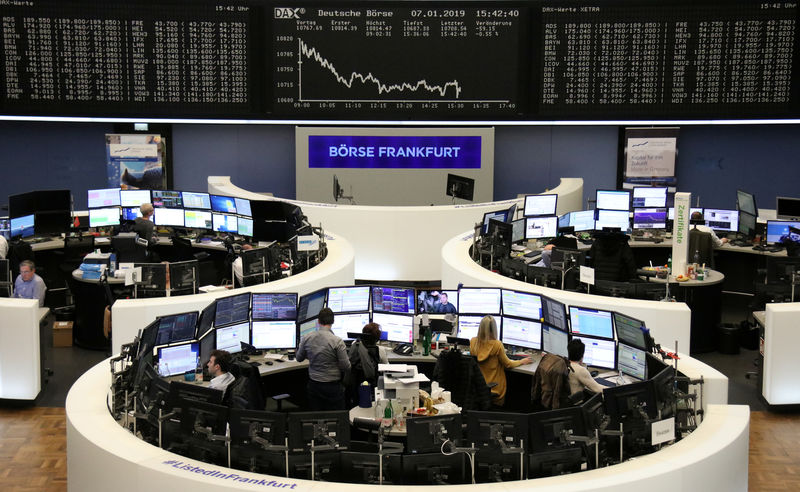 © Reuters. Франкфуртская фондовая биржа