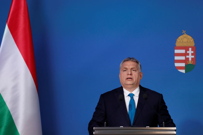 © Reuters. رئيس وزراء المجر يطرح تشكيل تحالف مناهض للهجرة ضد فرنسا وألمانيا