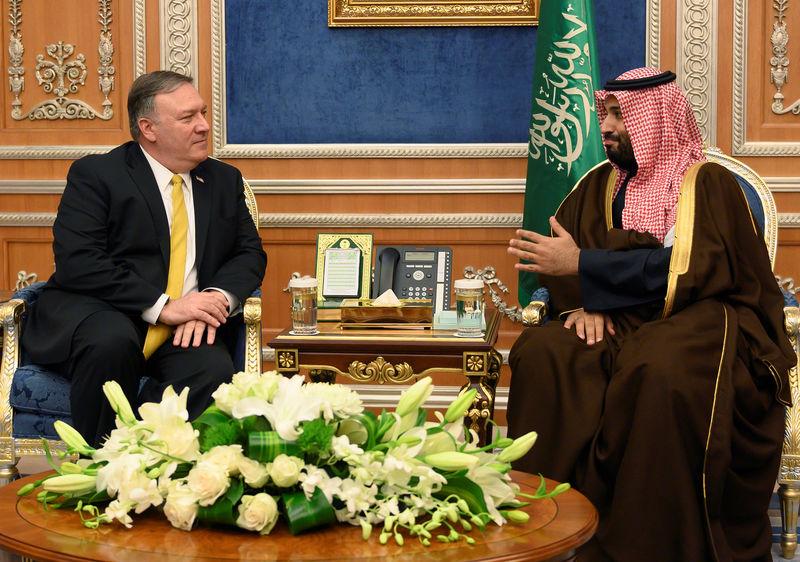 © Reuters. U.S. Secretary of State Mike Pompeo visits Saudi Arabia