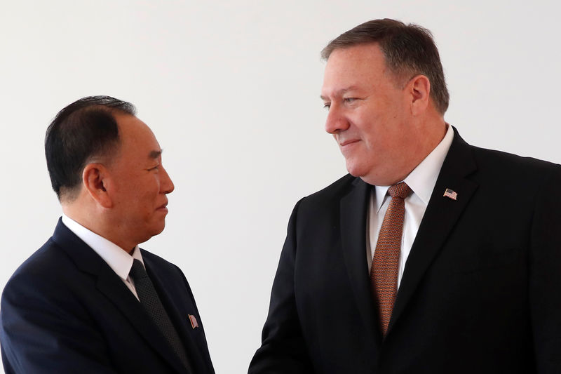 © Reuters. وسائل إعلام: أمريكا وكوريا الشمالية تجريان محادثات هذا الأسبوع