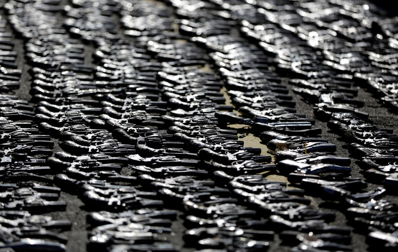 © Reuters. Armas de fogo no Rio de Janeiro, Brasil