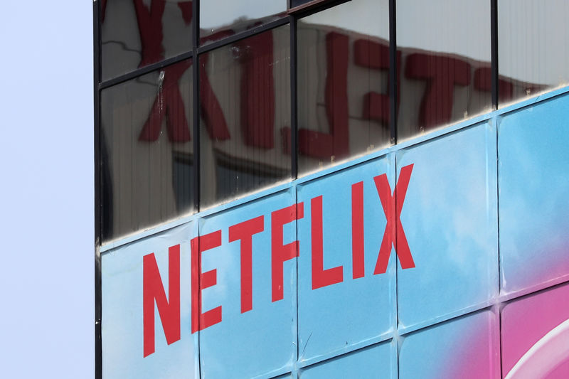 © Reuters. El logo de Netflix en sus oficinas de Hollywood, EEUU