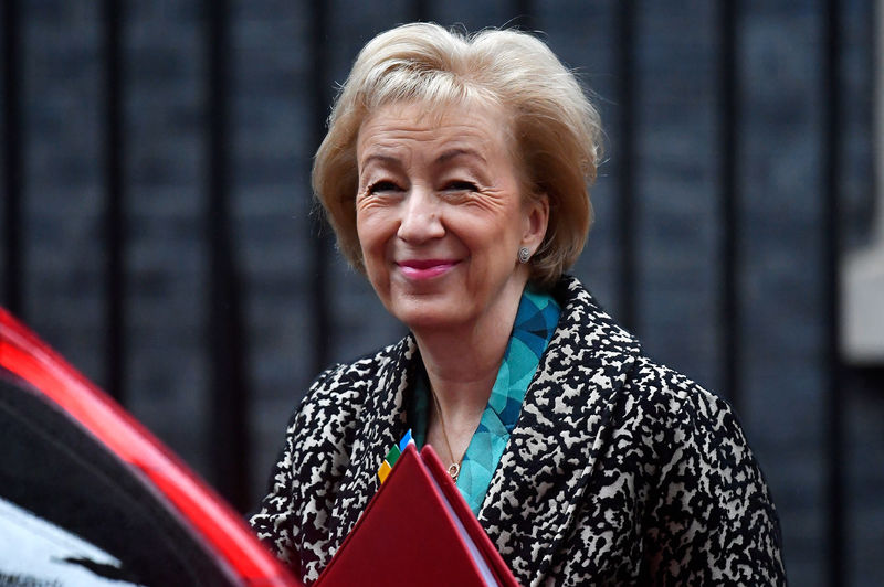 © Reuters. Líder do Partido Conservador na Câmara dos Comuns, Andrea Leadsom