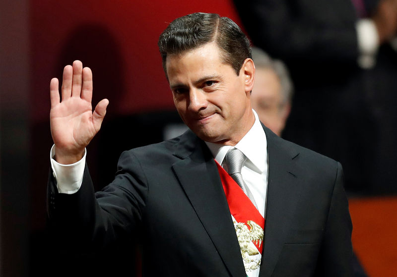 © Reuters. Ex-presidente mexicano Enrique Peña Nieto na Cidade do México