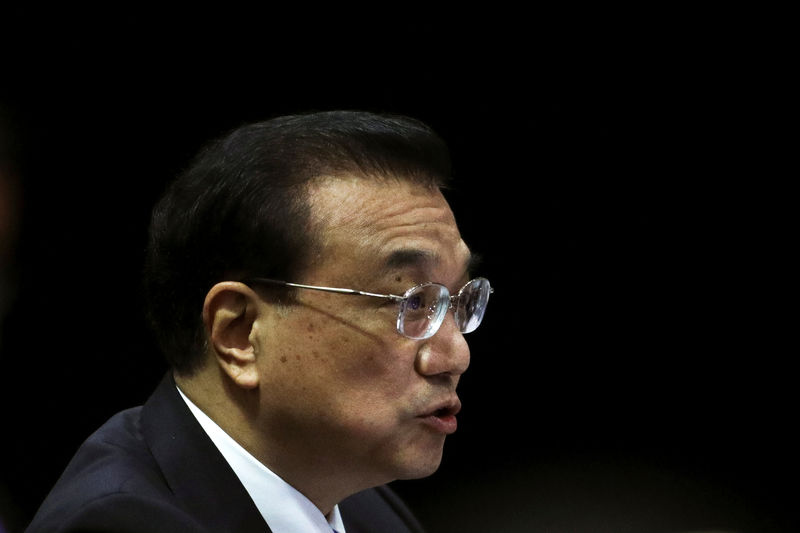 © Reuters. Primeiro-ministro chinês, Li Keqiang