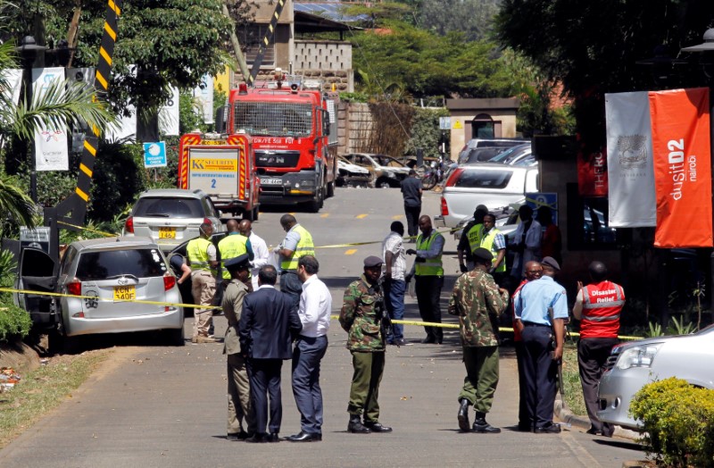 © Reuters. Diecinueve personas continúan desaparecidas tras los ataques de Kenia