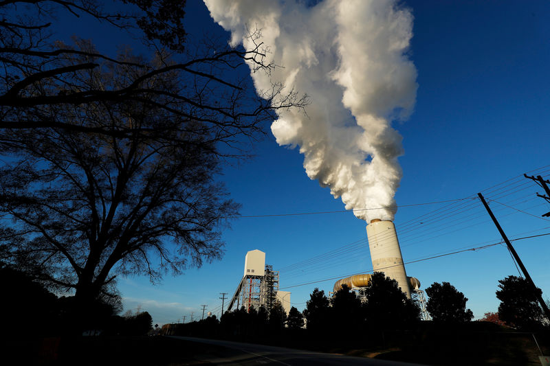 © Reuters. FILE PHOTO: A view of Duke Energyís Marshall Power Plant in Sherrills Ford