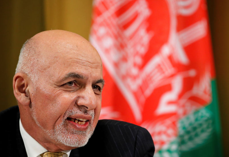 © Reuters. Afghanistan's President Ghani attends a conference in Geneva
