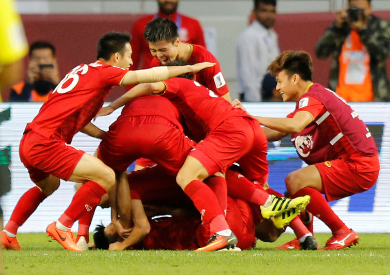 © Reuters. الأردن يودع كأس آسيا بركلات الترجيح أمام فيتنام