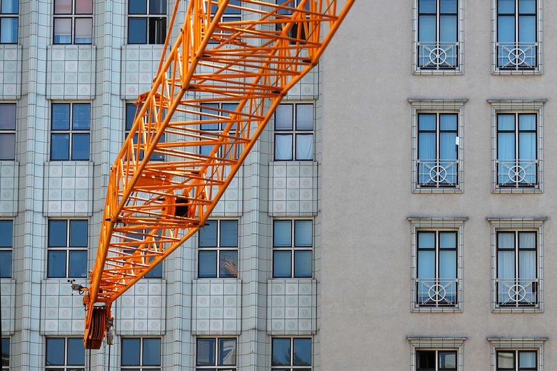 © Reuters. A construction site is pictured in Berlin