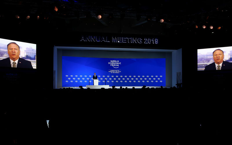 © Reuters. 2019 World Economic Forum (WEF) annual meeting in Davos