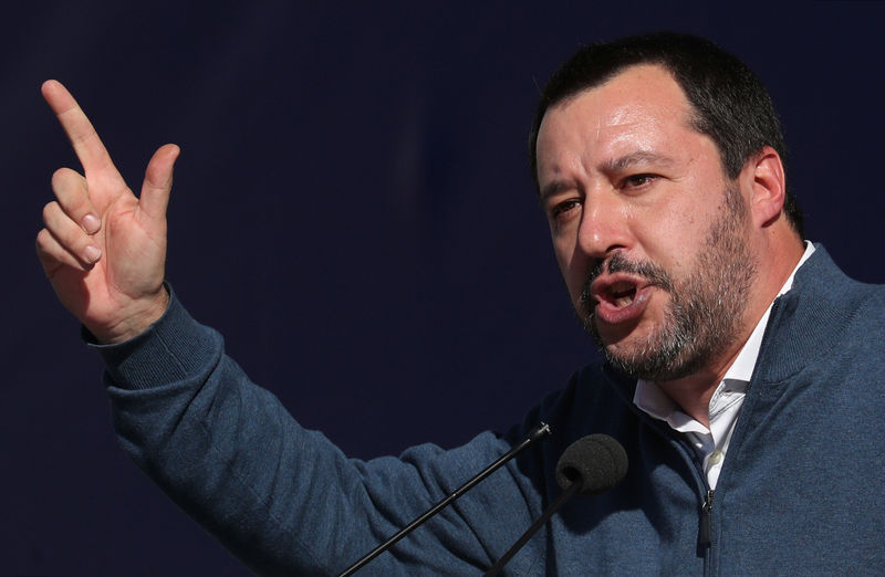 © Reuters. PARIS JUGE "INACCEPTABLES" LES DÉCLARATIONS ANTI-MACRON DE SALVINI