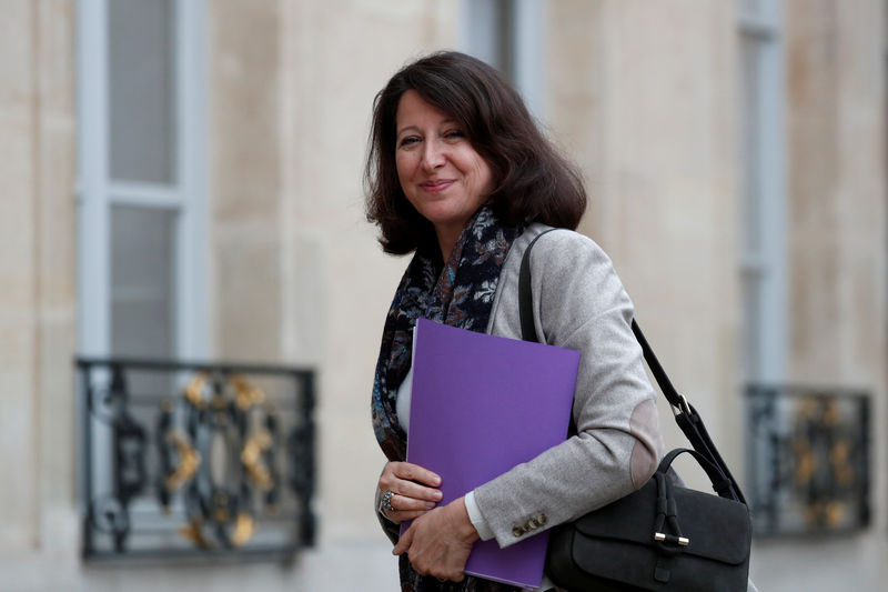 © Reuters. Ministra da Saúde da França, Agnès Buzyn, chega para reunião no Palácio do Eliseu, em Paris