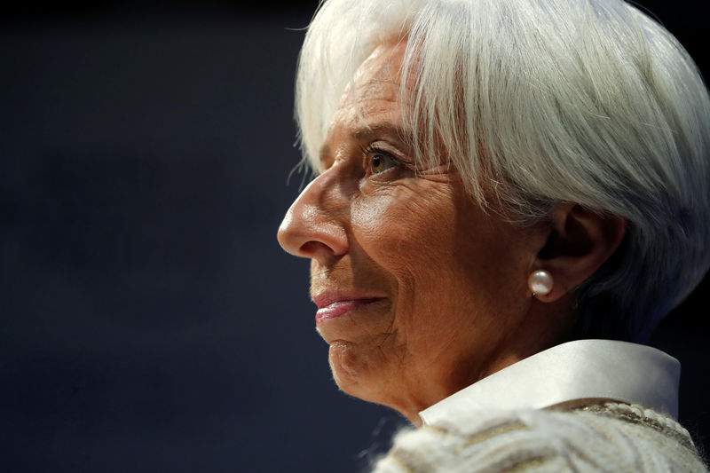 © Reuters. A diretora-gerente do Fundo Monetário Internacional (FMI), Christine Lagarde, participa do Fórum Econômico Mundial em Davos, na Suíça