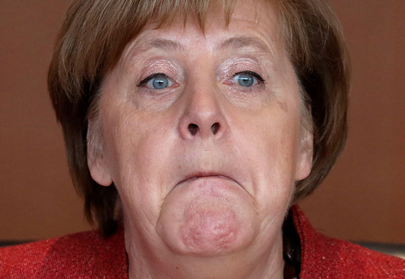 © Reuters. Il cancelliere tedesco Angela Merkel