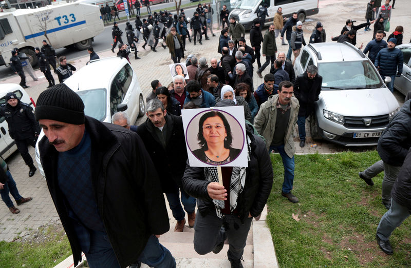 © Reuters. محكمة تركية تأمر بالإفراج عن نائبة كردية أضربت عن الطعام