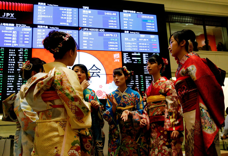 © Reuters. LA BOURSE DE TOKYO FINIT EN BAISSE