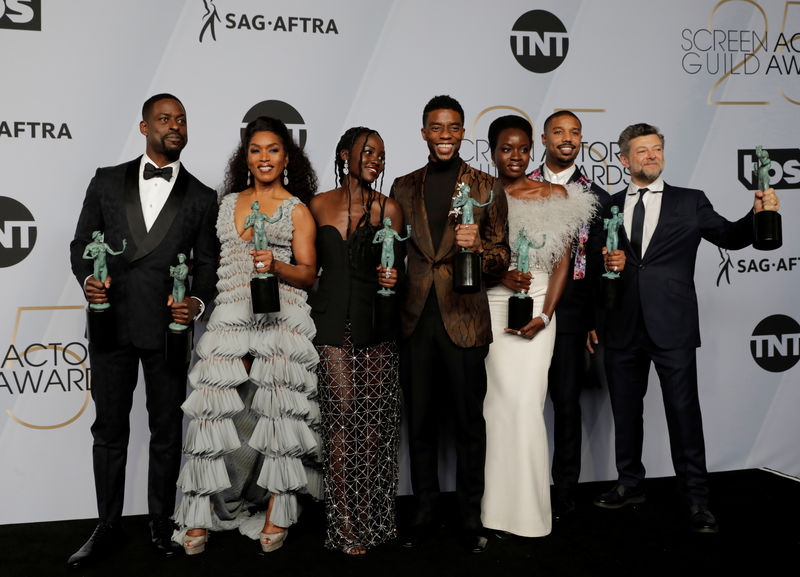© Reuters. "Black Panther" gana el premio principal en los SAG allanando su camino al Oscar