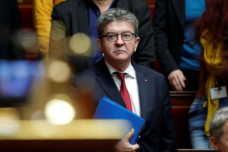 © Reuters. CASTANER VEUT DES POURSUITES CONTRE DROUET, MÉLENCHON SCANDALISÉ