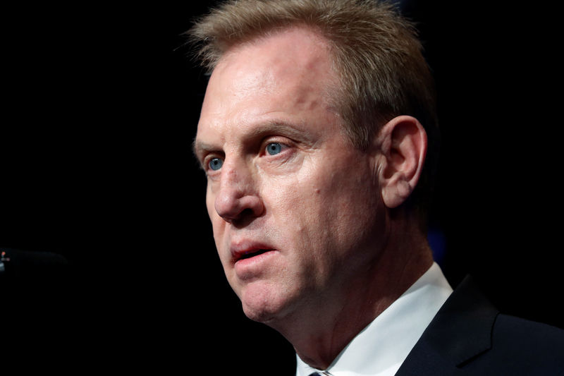 © Reuters. Acting U.S. Secretary of Defense Patrick Shanahan speaks at Missile Defense Review announcement at the Pentagon in Arlington, Virginia