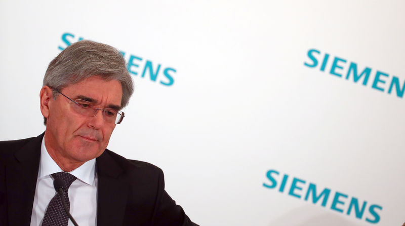 © Reuters. Siemens annual shareholders meeting in Munich