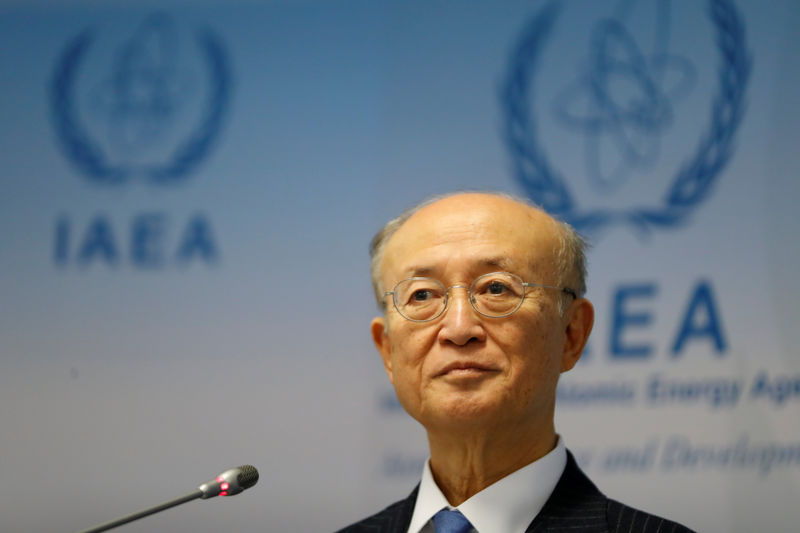 © Reuters. Diretor-geral da AIEA, Yukiya Amano, em Viena