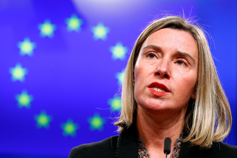 © Reuters. Chefe de política externa da UE, Federica Mogherini