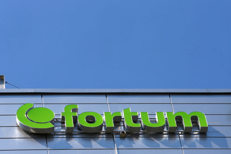 © Reuters. Finnish energy company Fortum sign is seen at their headquarters in Espoo