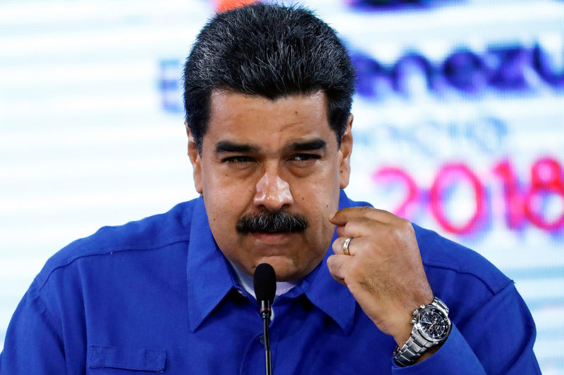 © Reuters. Presidente da Venezuela, Nicolas Maduro, durante coletiva de imprensa em Caracas