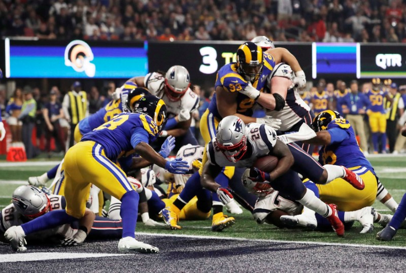 © Reuters. Super Bowl LIII - New England Patriots v Los Angeles Rams